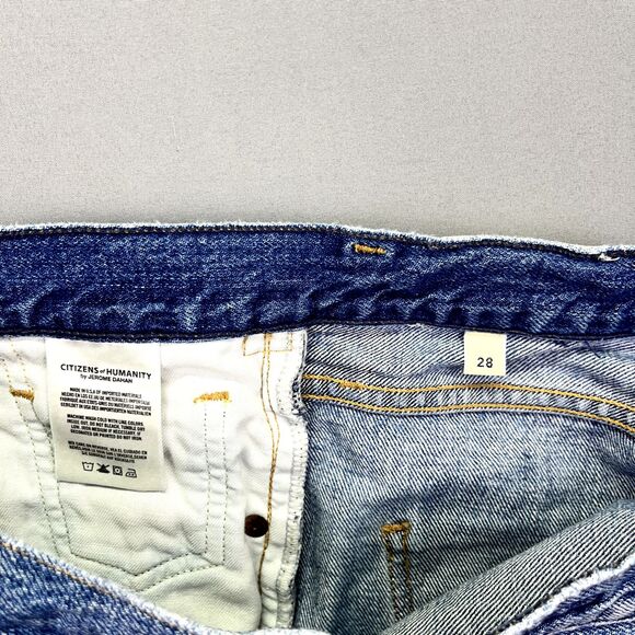 CITIZENS OF HUMANITY NIKKI DENIM HIGH RISE‎ SHORTS PREMIUM VINTAGE SIZE 28 - Picture 8 of 13